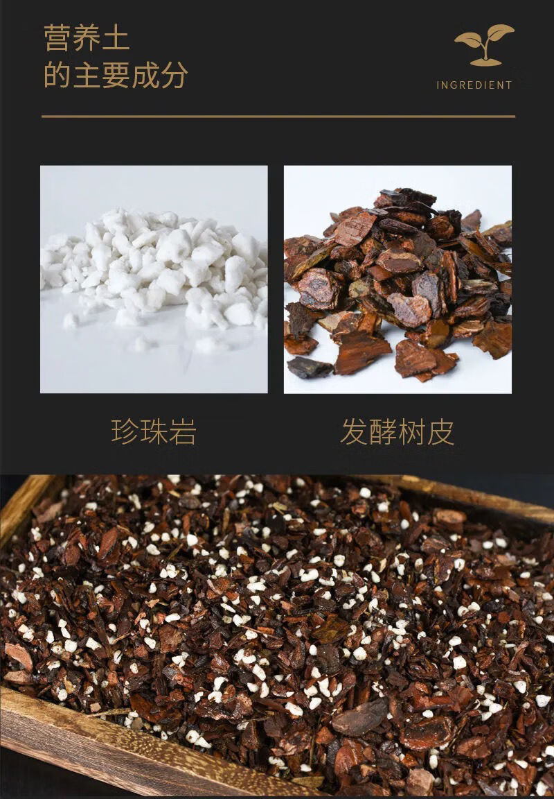 卉双兰花专用植料专用土多肉植物小盆栽用土特大包植金石1升