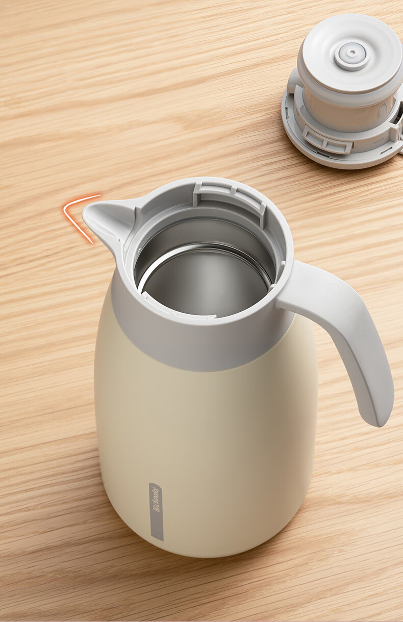 九阳joyoung保温壶家用暖水壶大容量热水瓶2升保温瓶不锈钢内胆开水瓶