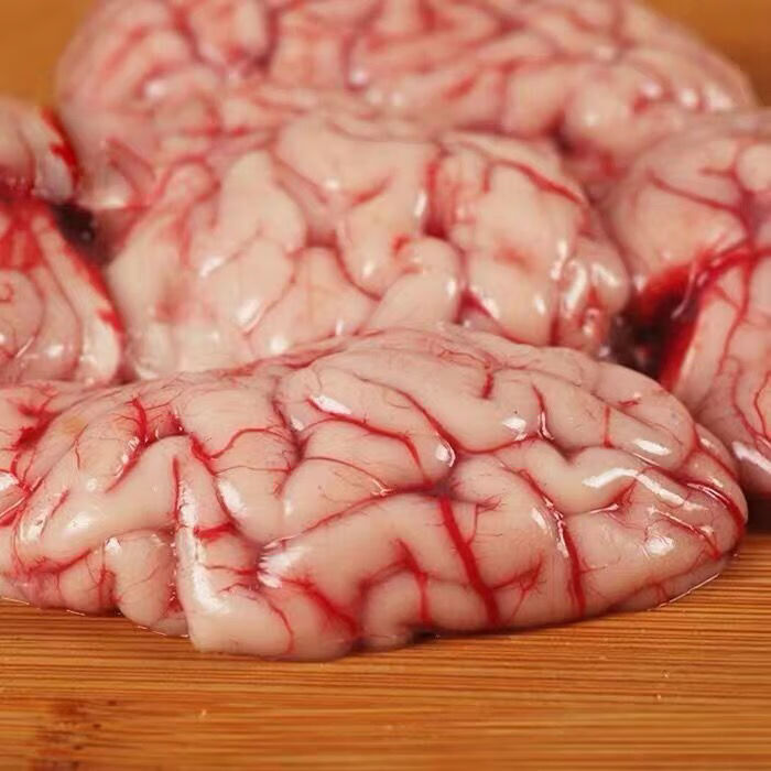 新鲜羊脑羊对脑山羊脑子羊脑花羊脑髓火锅 新鲜羊脑3斤【图片 价格