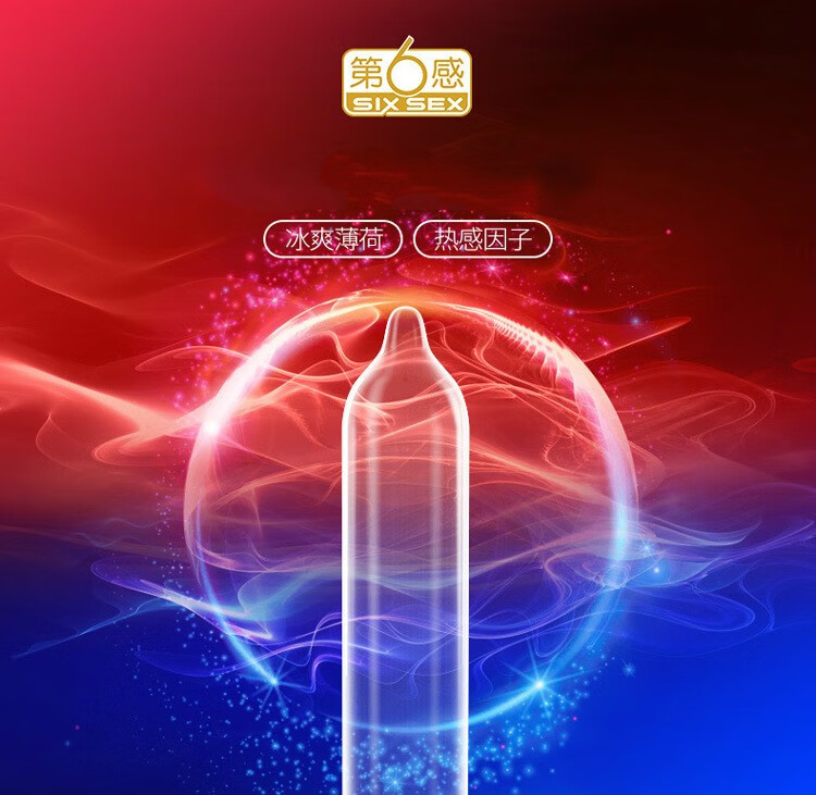 第6感六感冰火避孕套男用安全套大颗粒狼牙套凸点螺纹带刺情趣套套