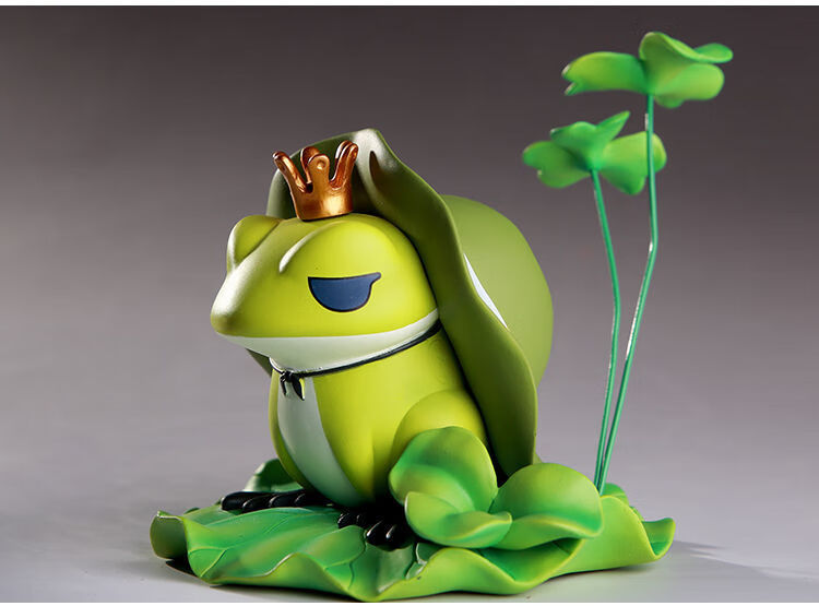 潮玩现货旅行青蛙儿青蛙王手办模型蛋糕烘培装饰车载机箱摆件潮玩现货