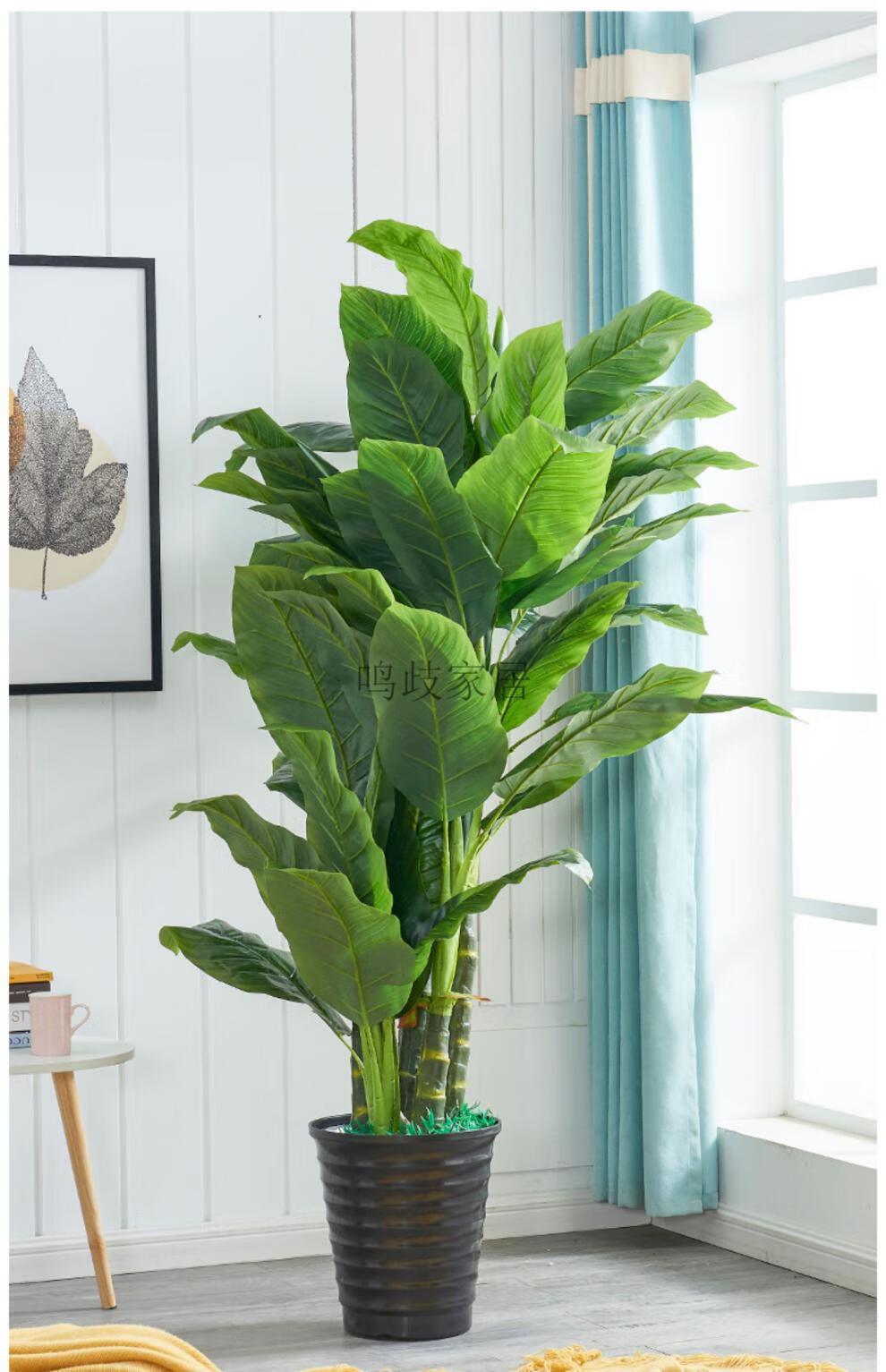 蓁挚仿真大型植物摆件热带大叶花卉盆栽假花装饰假绿植客厅室内仿真花