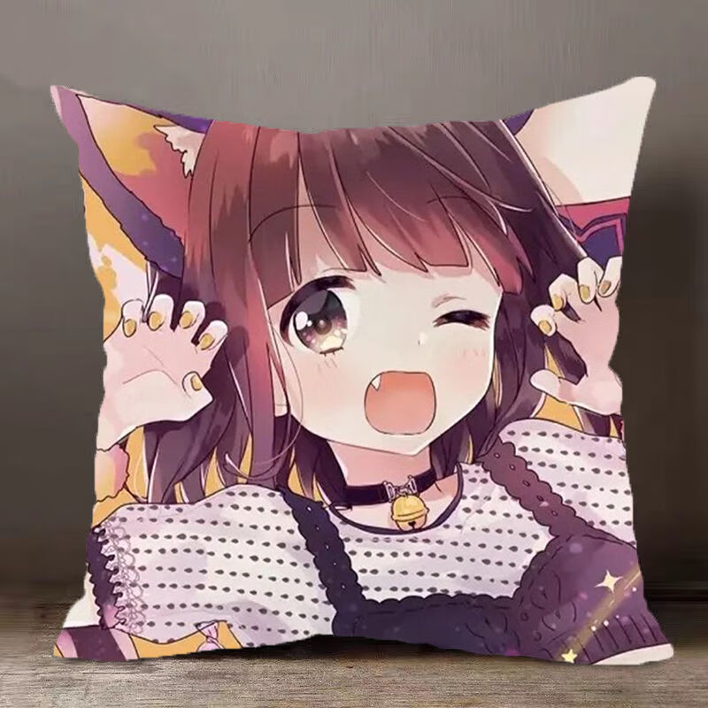 太美鑫 七濑抱枕胡桃周边定制枕头套menherachan动漫二次元靠垫可拆洗