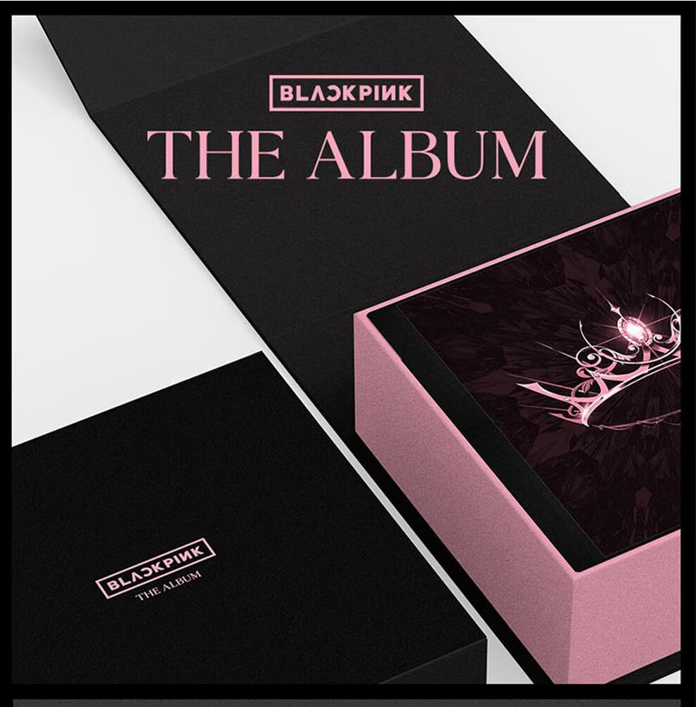 正版唱片blackpink粉墨新专辑thealbumcd光盘写真版本1