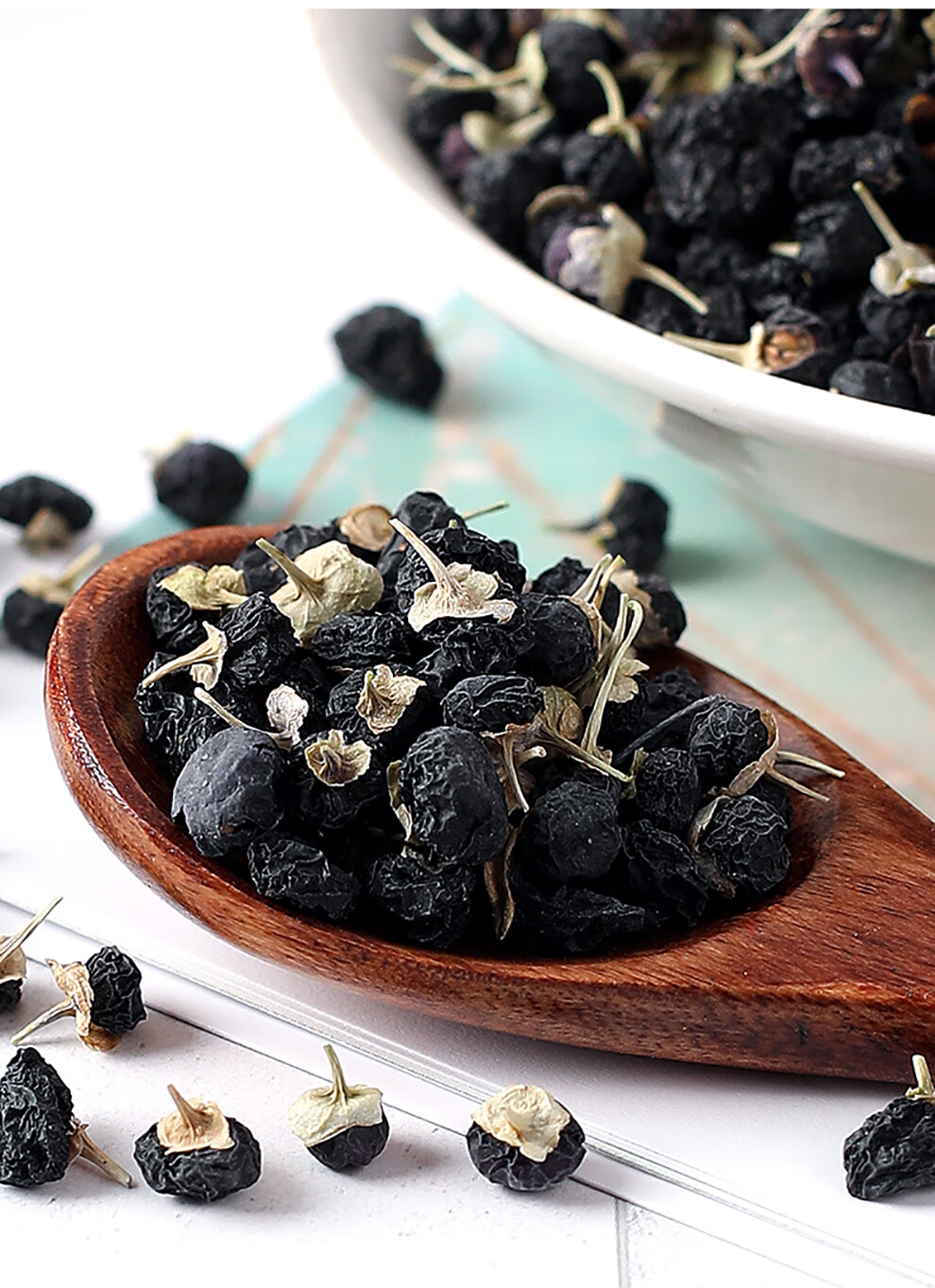 发2罐黑枸杞免洗黑枸杞子干吃即食泡茶泡水喝的花草茶茶叶黑枸杞130克