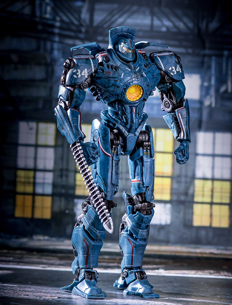 环太平洋机甲模型可动复仇危险流浪者尤里卡暴风赤红人偶玩具抖音网红