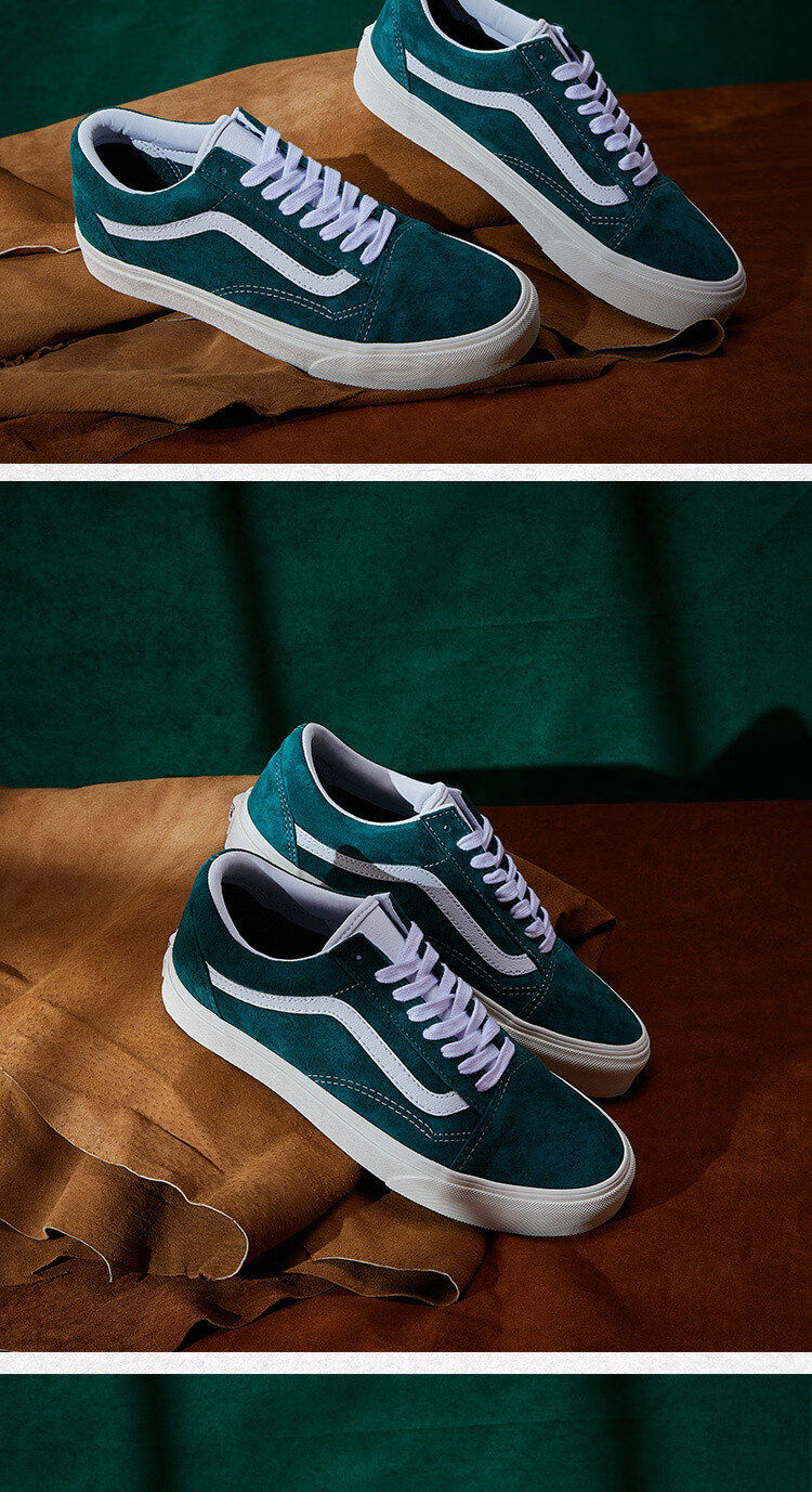 vans范斯官方 vans汽水牛油果绿男鞋女鞋old skool低帮板鞋 绿色2 35