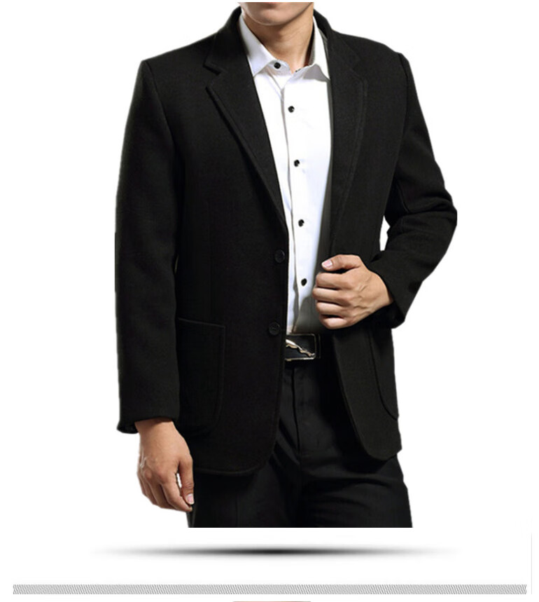 罗蒙【轻商务】春秋男士西装中老年男便西休闲西服中年男装外套爸爸