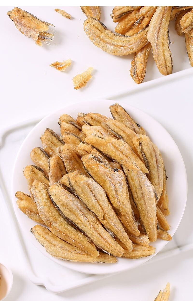 香酥小鳕鱼酥脆即食黄花鱼带鱼酥小鱼干孕妇儿童零食5罐超值