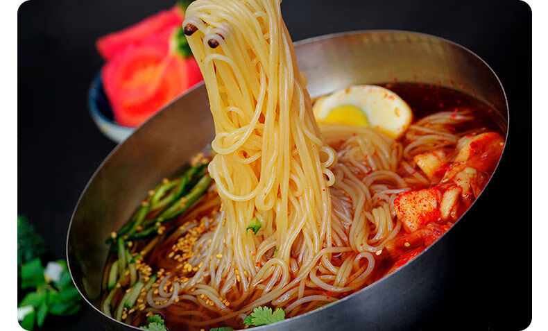 冷面正宗东北朝鲜族酸甜冷面批发含调料包烤冷面速食梅河臻品 小麦