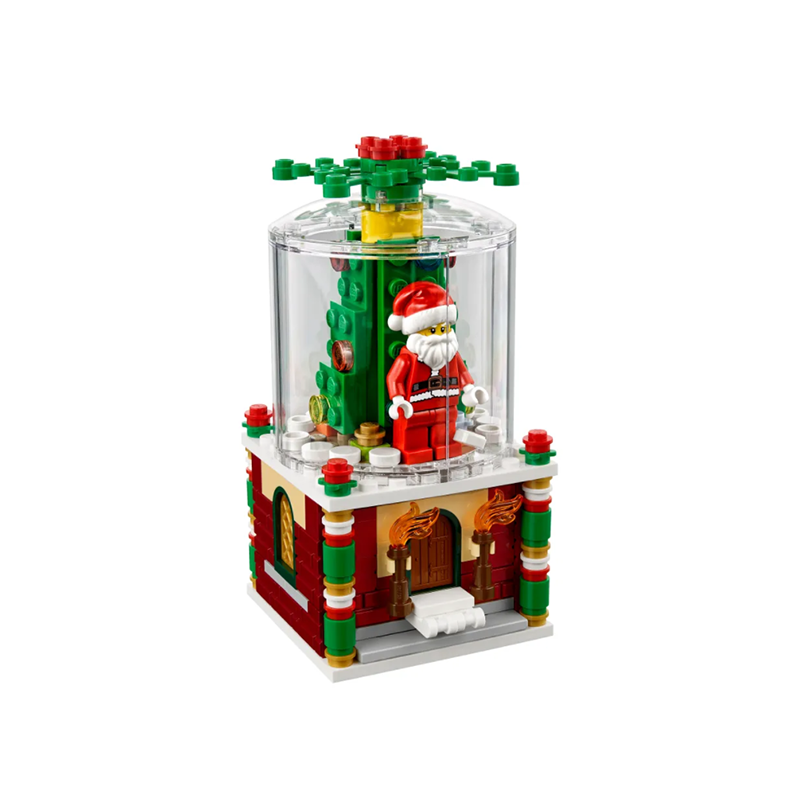 lego乐高创意系列冬季系列圣诞冬季村庄小火车10259