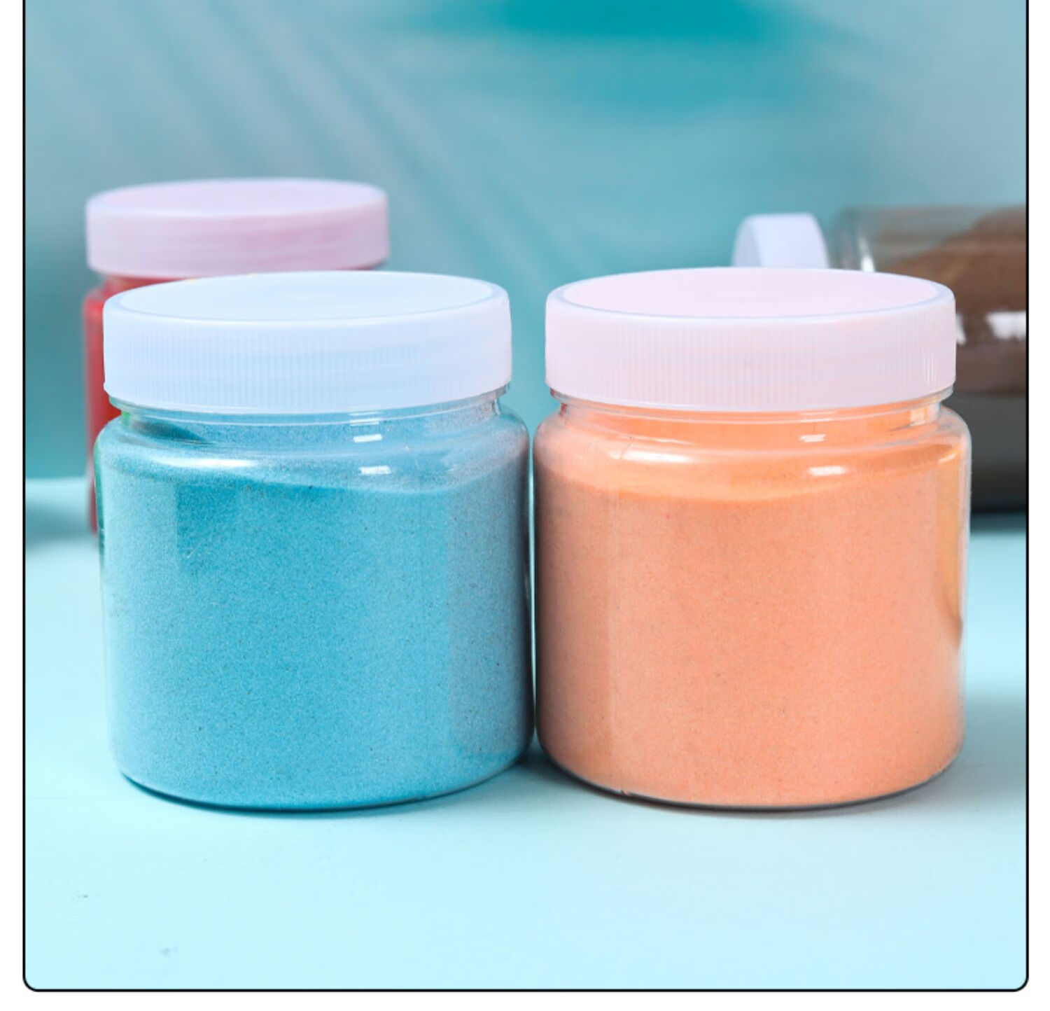 沙画彩沙细沙瓶画材料手工制作许愿沙120目沙子儿童专用彩沙画白色400