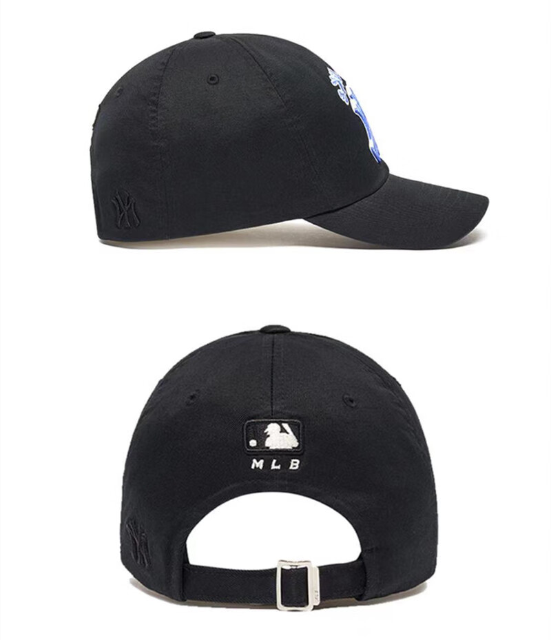 韩国mlb帽子棒球帽鸭舌帽男女款ny软顶大标like时尚潮流 米白色 50cm