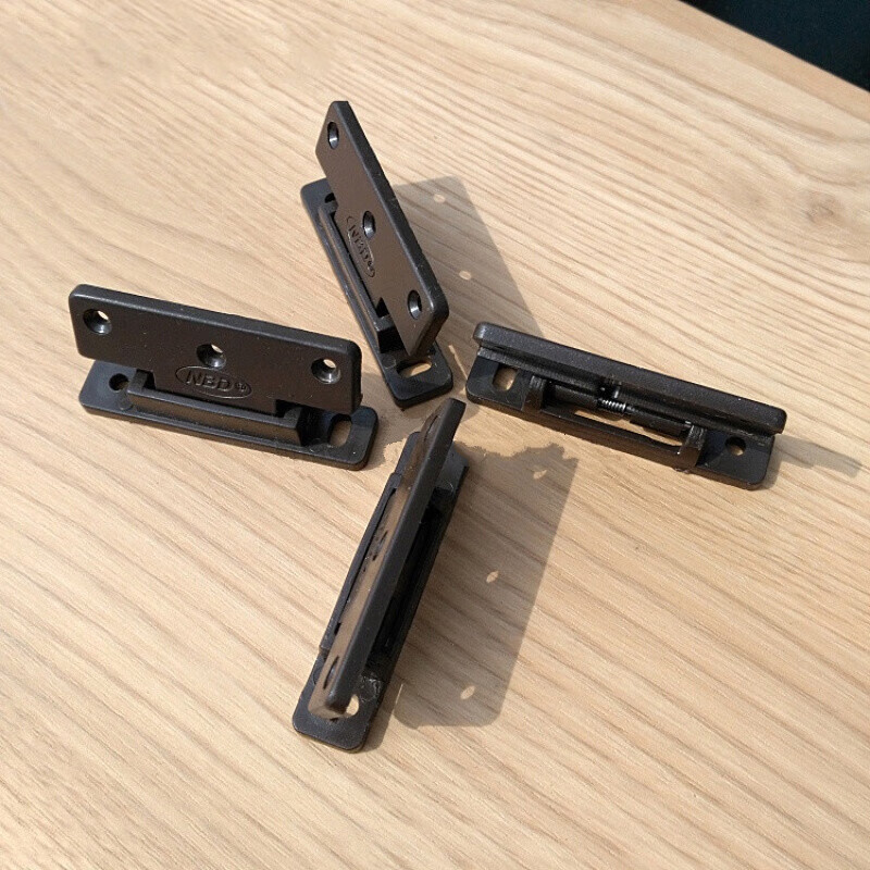 衣柜门边防尘条合页加厚塑料弹簧合页铰链家具门缝档边配件大衣柜门缝