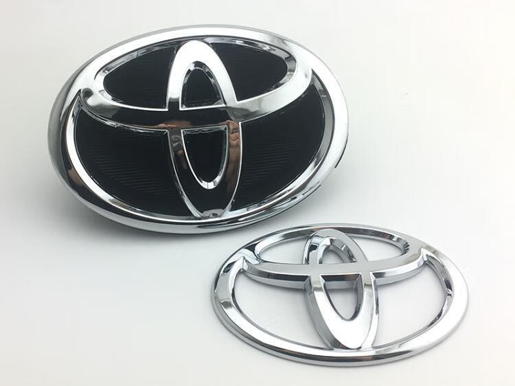 喜诚德 丰田14-17年新款威驰车标志 带底座牛头中网标前车标后尾箱贴