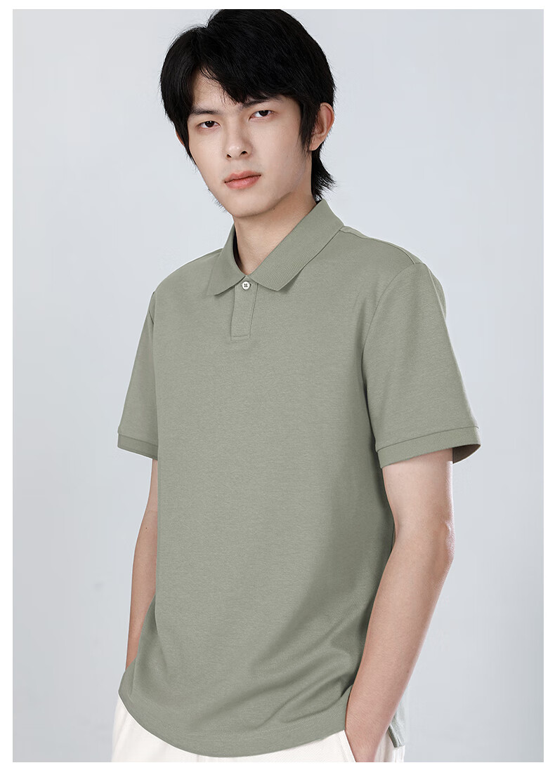 MARKLESS Men's Short-Sleeve Summer Polo Shirt, Casual Top, Turn-Down Collar T-Shirt PLB3635M, Klein Blue, Size L 18