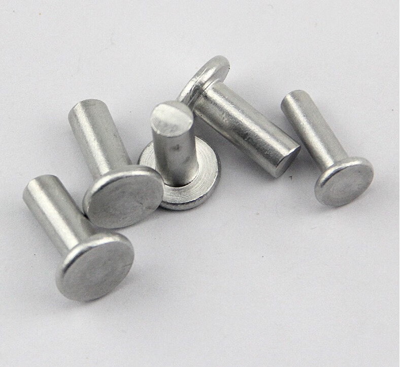 静璇gb109平头铝铆钉 平帽实心铆钉 手打敲击式毛钉m2m2.