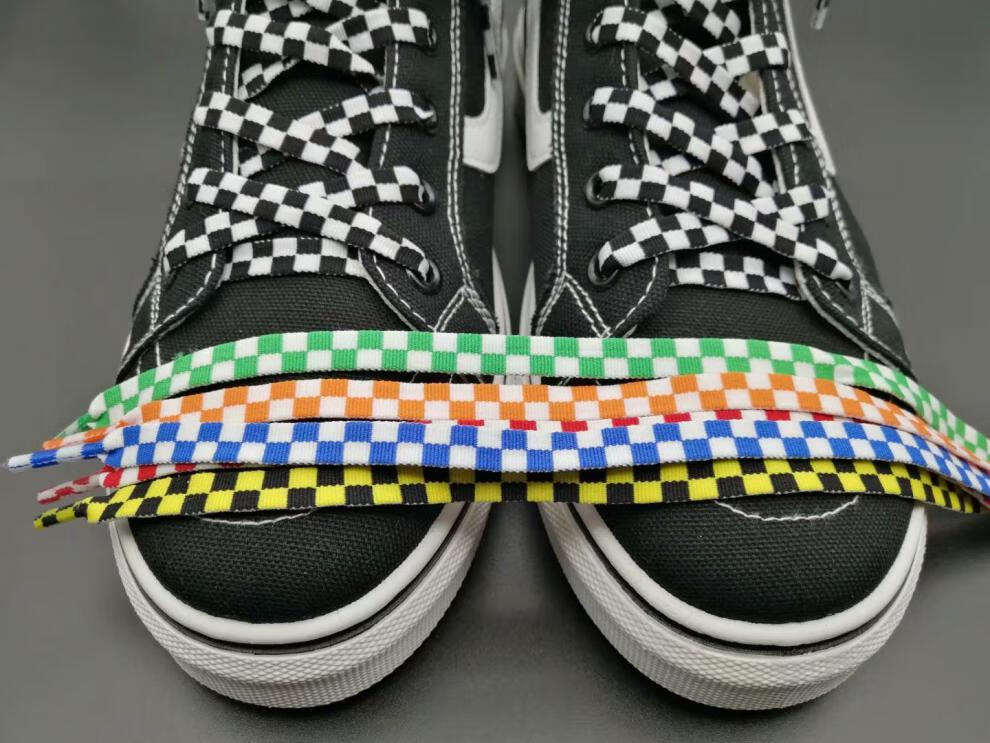 适配万斯vans解构鞋带1970s鞋带高帮帆布鞋带马赛克鞋带耐克aj1af1