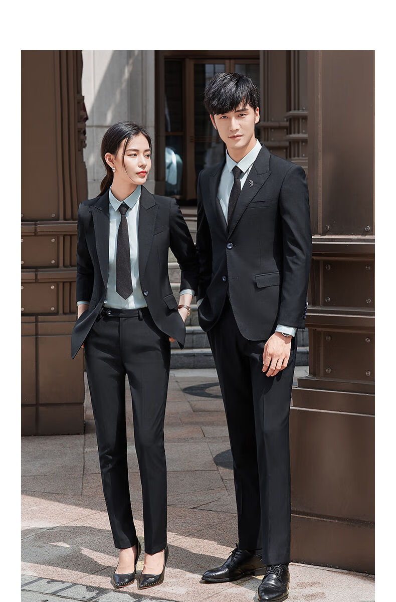 七匹狼意佳斯专卖店 男女同款职业装西装套装高端商务正装奔驰宝马4s