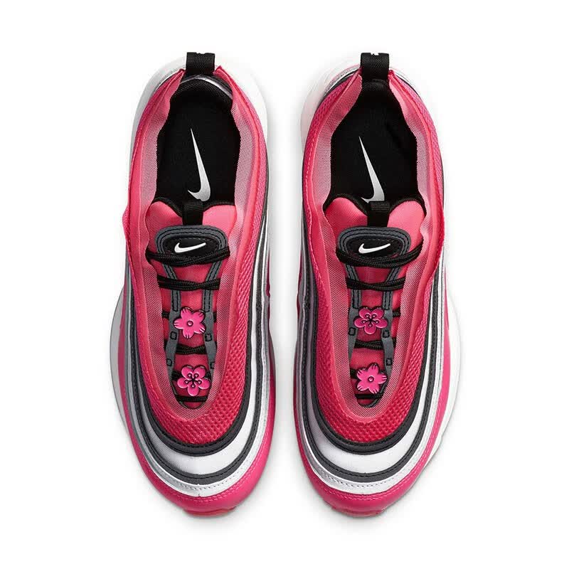 nike耐克女鞋新款运动鞋airmax97子弹头炫彩三原色全掌气垫休闲运动