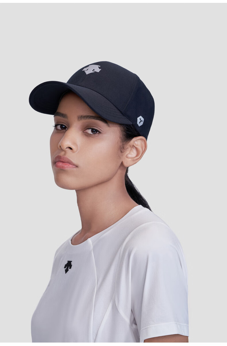 迪桑特(descente) training系列 男女同款棒球帽 d2333tcp02 白色-wt
