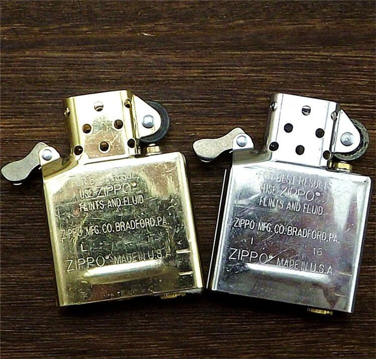 美国之宝zippo内胆原装打火机专用机芯内胆燃油金色银色芝宝煤油配件1