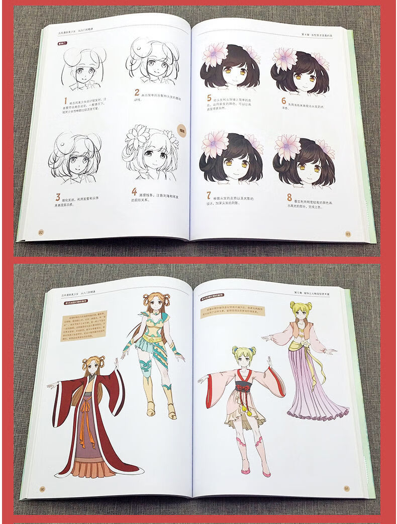 漫画教程书手绘新手入门零基础画漫画古风卡通人物绘画初学者教程漫画