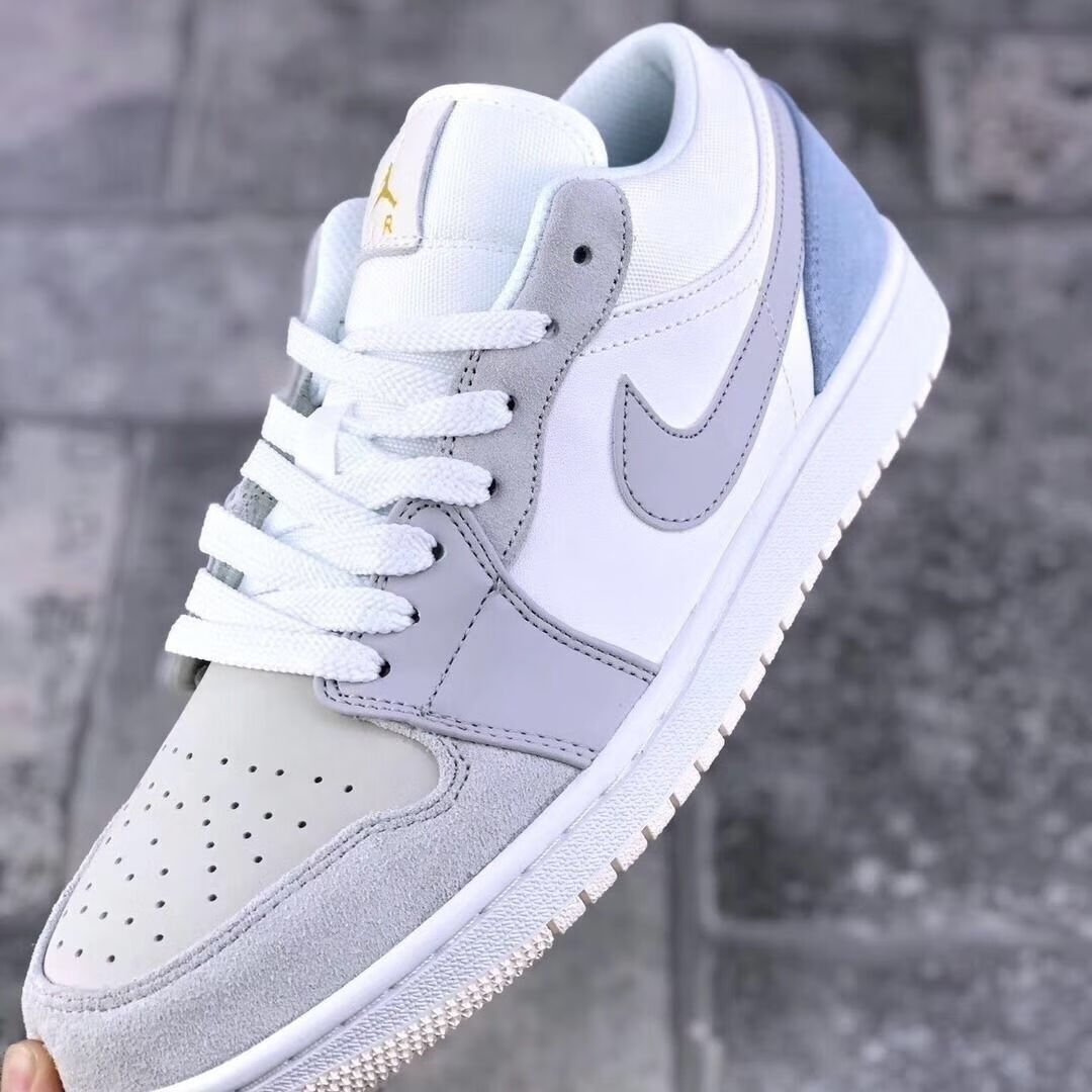 paris 小巴黎浅灰色校园百搭情侣低帮板鞋男女学生 aj小巴黎 43【图片