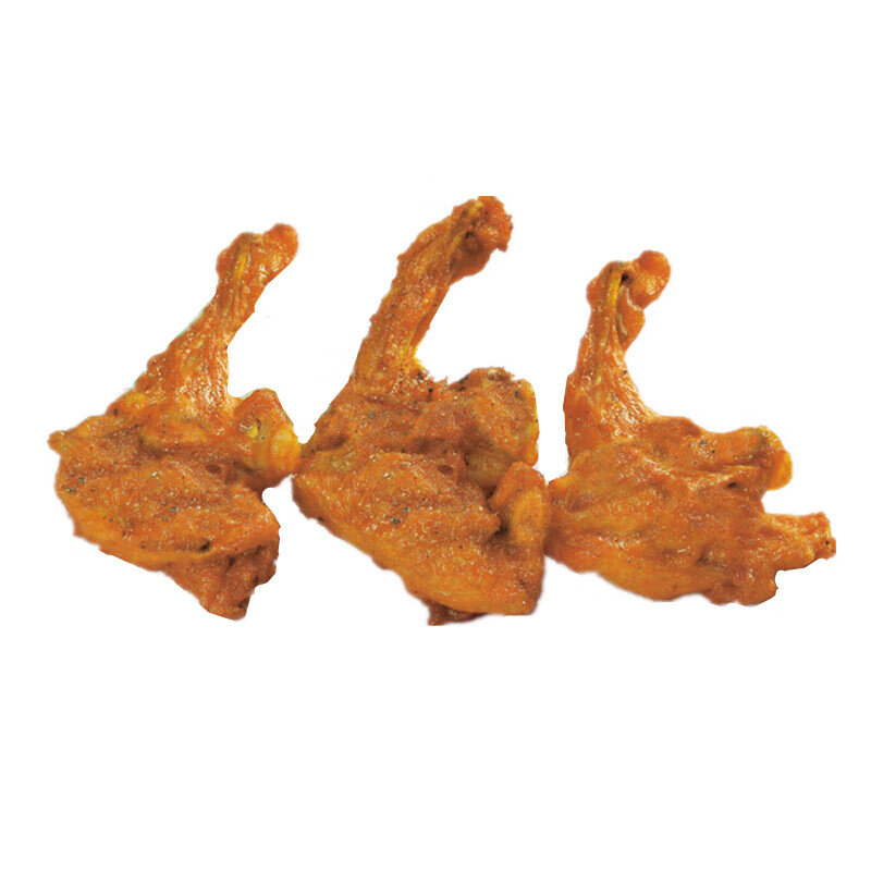 鸡锁骨连心脆奥尔良风味带骨鸡胸肉鸡叉骨油炸冷冻半成品小吃【图片