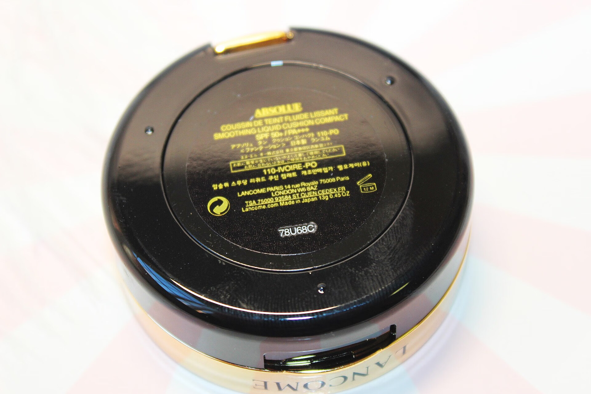 现货兰蔻/新空气菁纯轻垫气垫粉底液中小样6g 遮瑕 菁纯气垫100