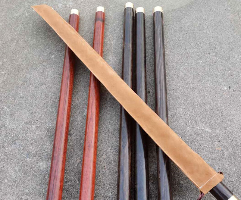 把玩棍防身健身棍瑜伽棍文玩红木棍随身手把件鬼脸木棍 黑紫檀 60长