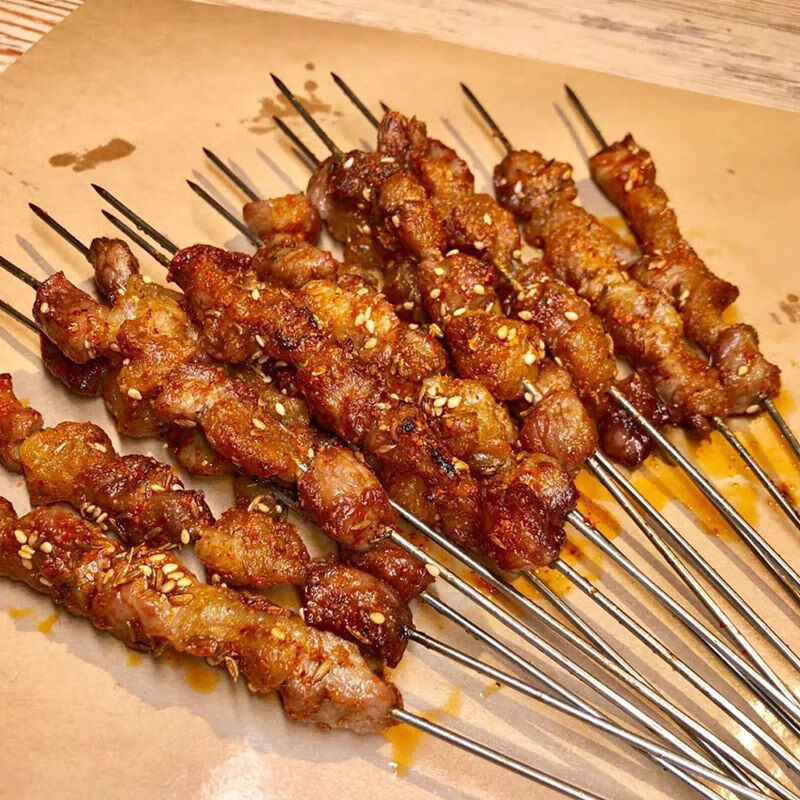 调理牛肉肥油带油牛筋膜生鲜牛肉肥油商用烧烤烤串食材批发青封铭实惠