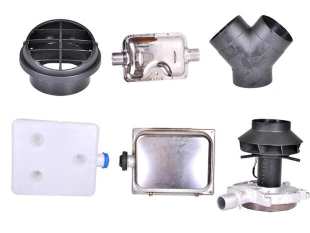 柴暖驻车加热器配件大全三通出风口空柴油滤芯油泵开关主板消音器12v