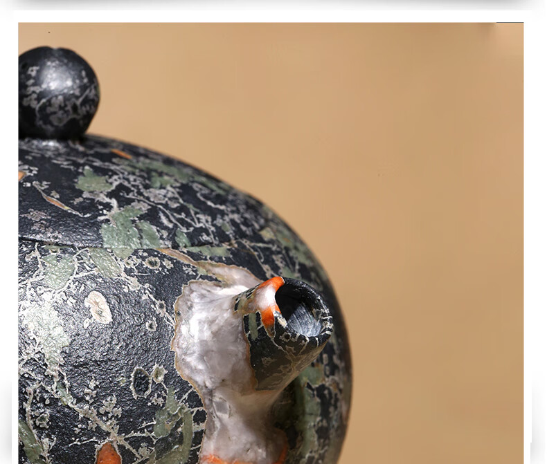 汝阳梅花玉茶壶摆件西施壶男女士款玉器茶具文玩收藏 红色【图片 价格