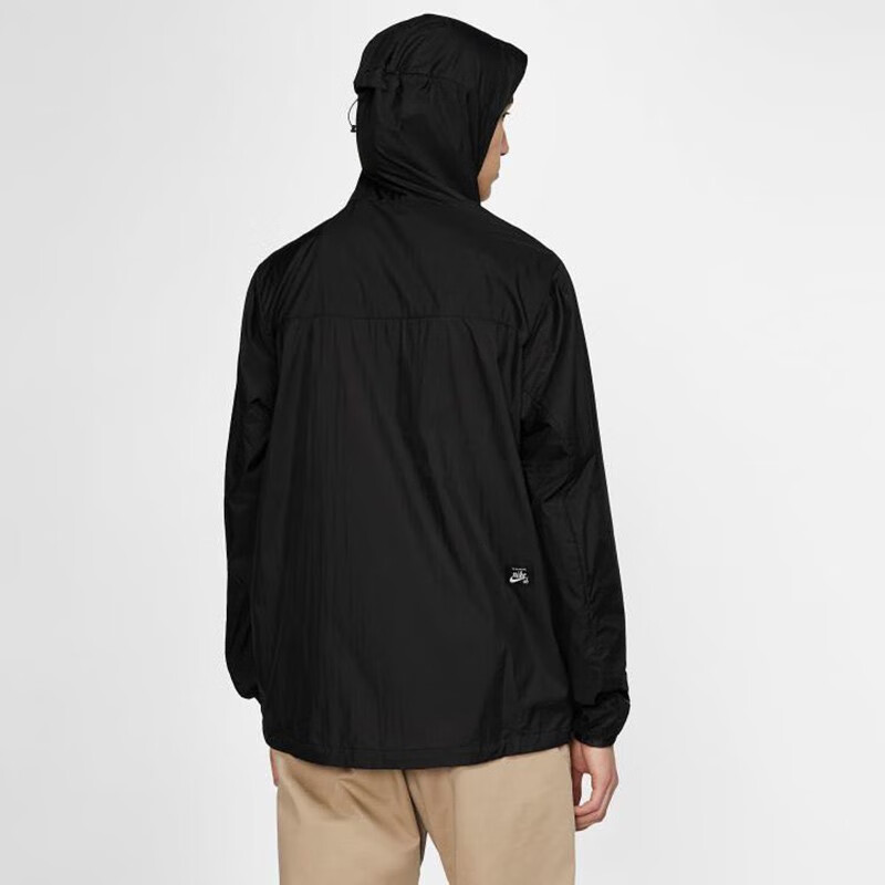 nike耐克夹克男装2021春季新款跑步训练运动服轻薄气皮肤衣连帽时尚