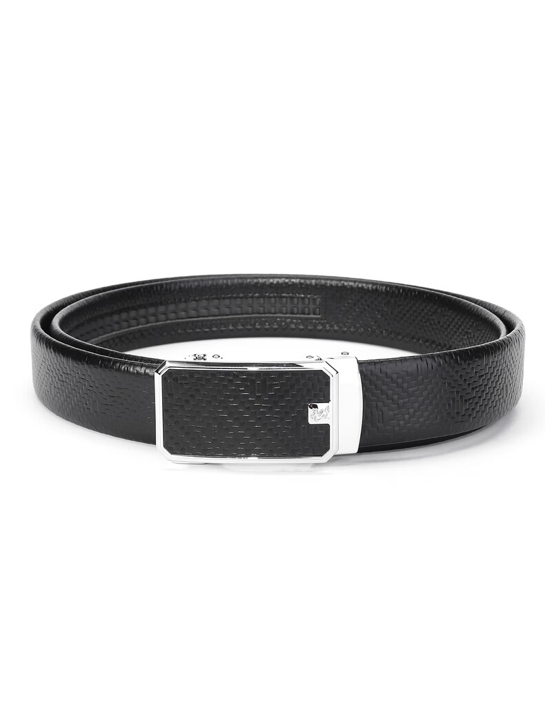 雅戈尔皮带男男士真皮腰带秋季货品男士皮带自动扣商场同款超卖黑色