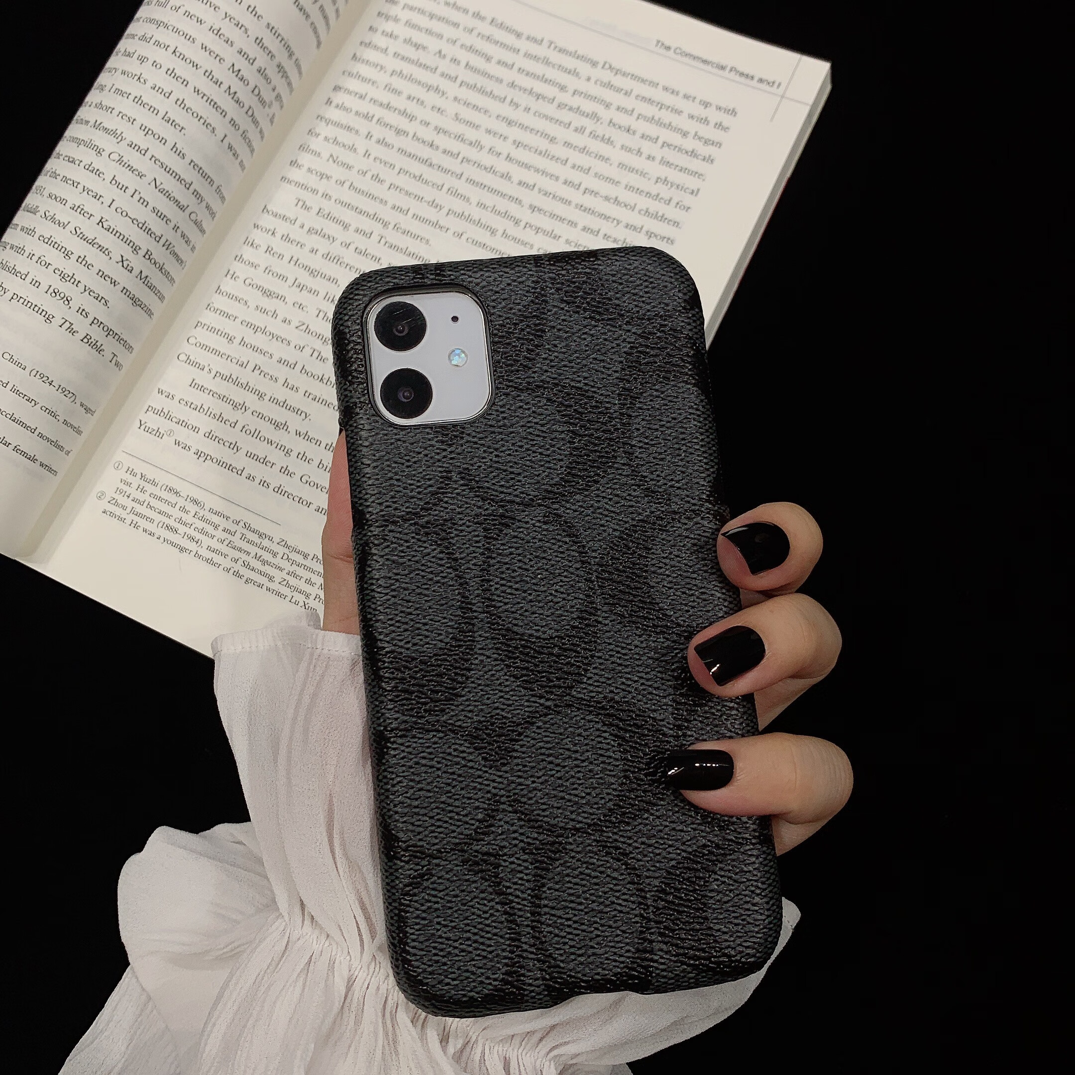 正尼经典蔻驰coach简约xs max适用苹果11pro max手机壳x/xr皮质iphone