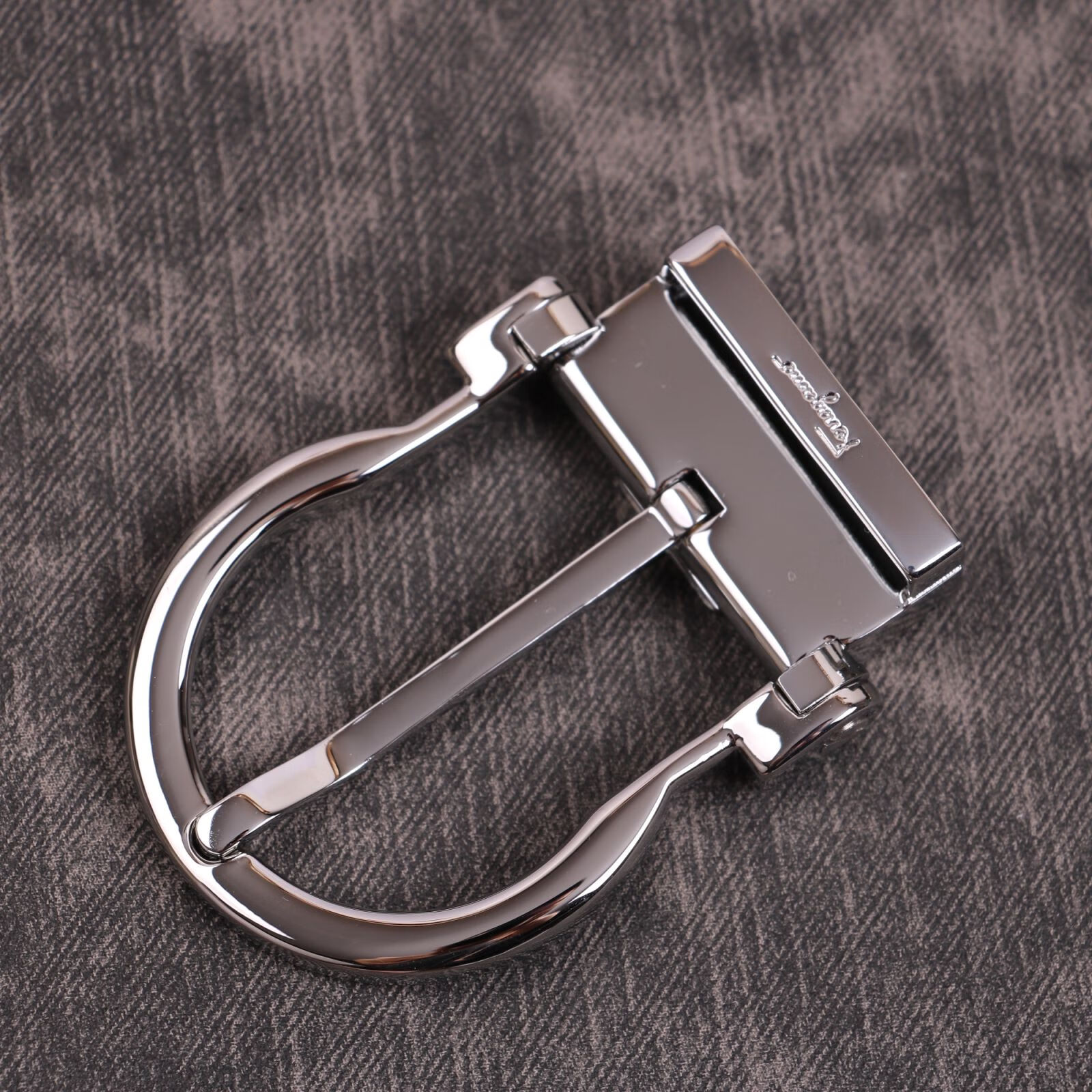 适合皮带扣针扣单卖男士休闲商务纯铜裤腰带扣头35款式四银色35