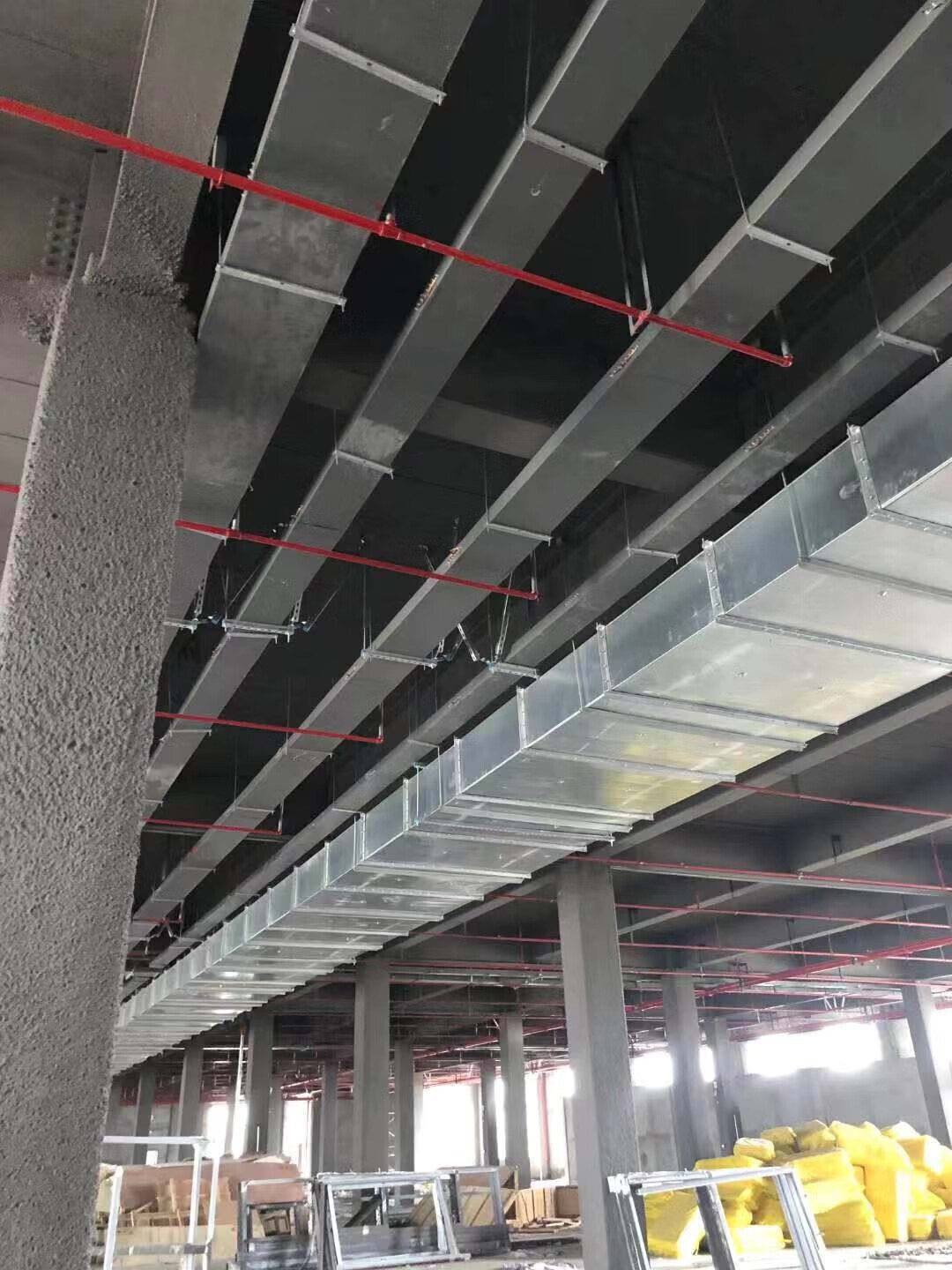 佰辛斯风管抗震支架成套综合水管廊消防管道风管支吊架桥架成品抗震