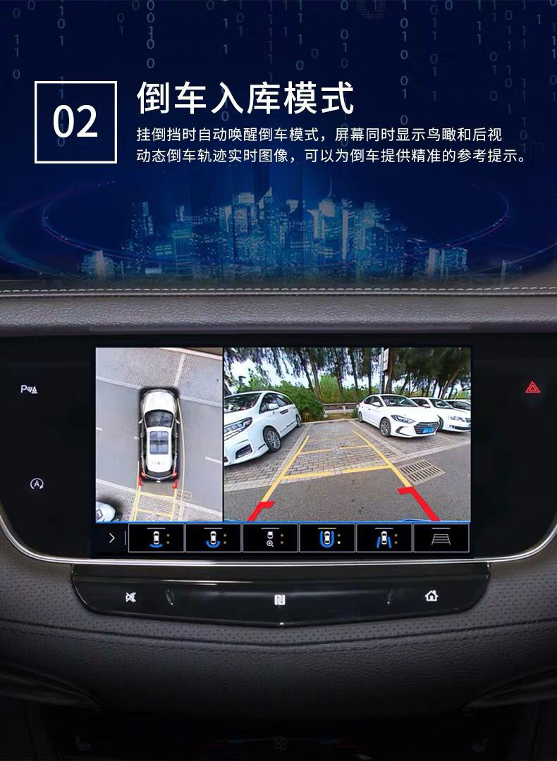 汽车导航一体机高清摄像头车载行车记录仪360全景导航一体机2d换加屏