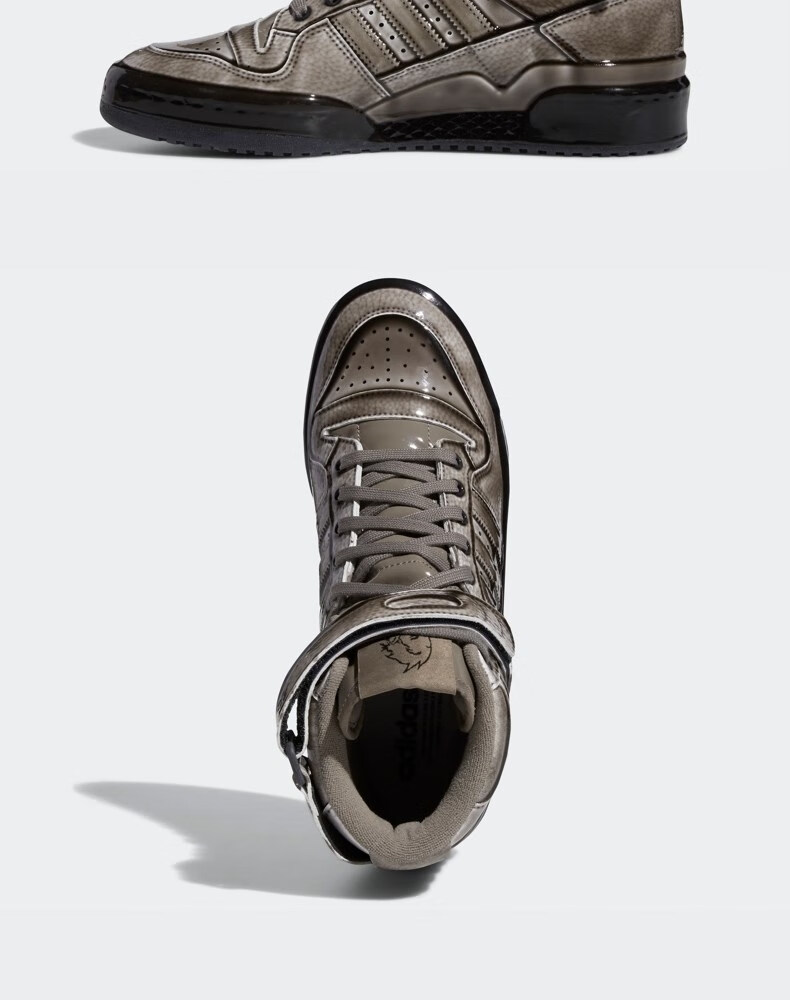 adidas阿迪达斯三叶草jeremy scott forum dipped男女经典鞋 薄荷蓝