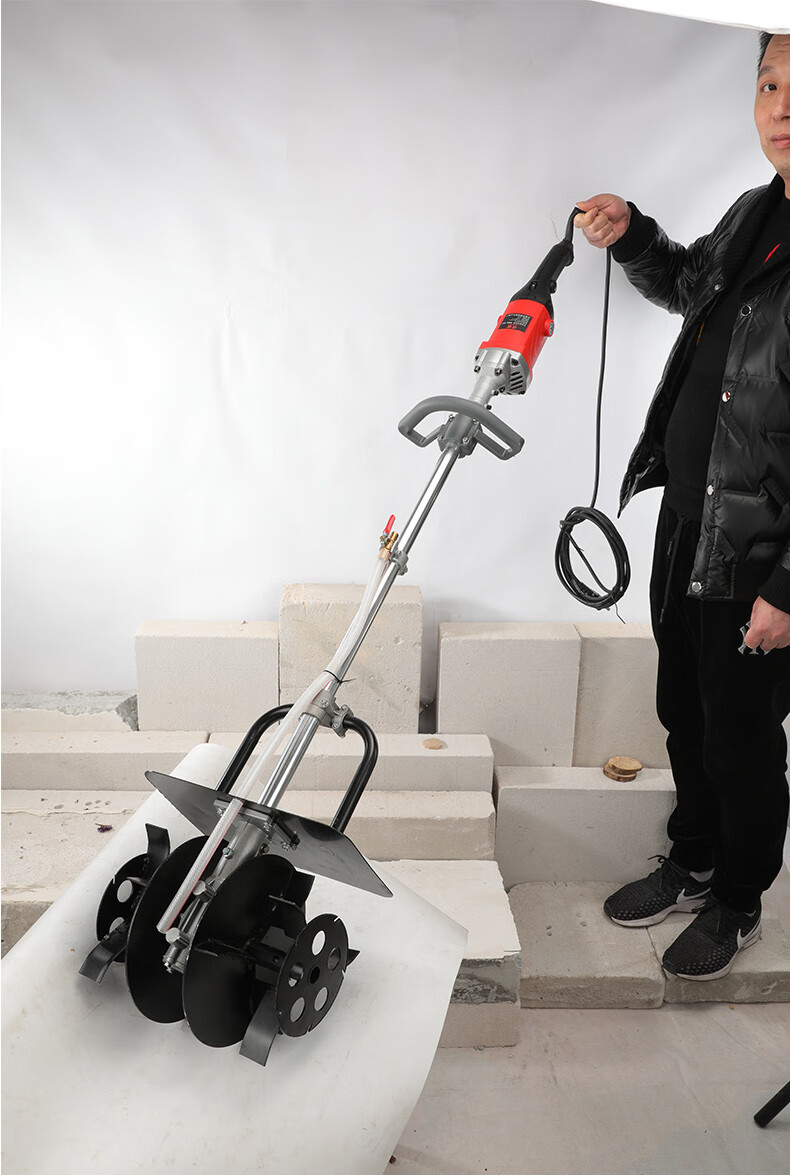 宏桥华颍混凝土搅拌机混凝土饲料工业小型电动手持式多功能沙灰神器 5