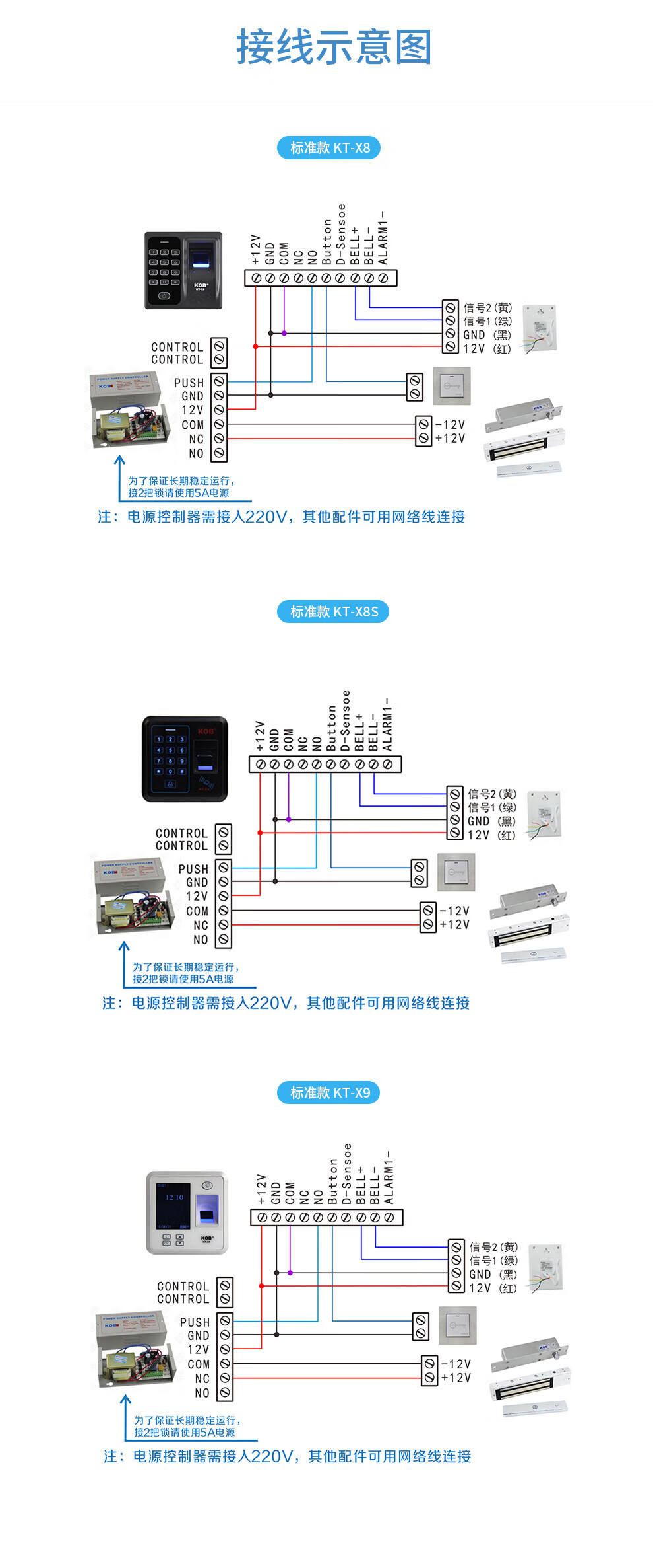 智能刷卡锁接线图图片