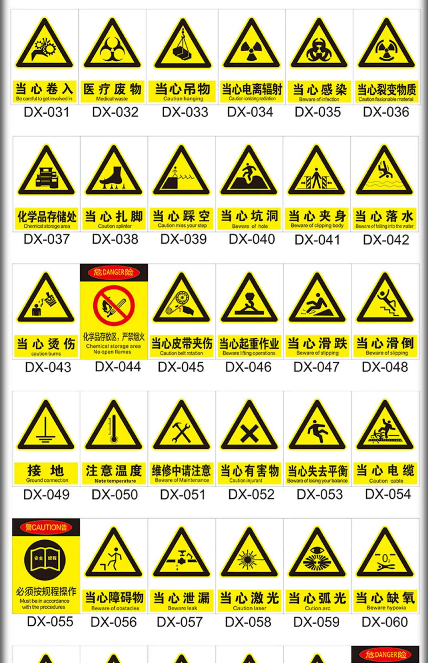 全套安全提示牌警示牌安全风险点牌子岗位风险点告知卡告知牌锅炉房