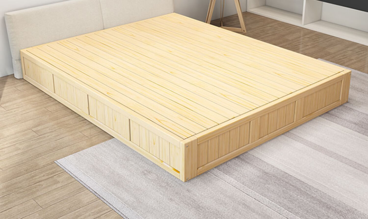 榻榻米床实木排骨架床架1.