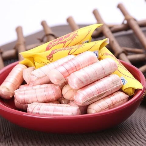 哈尔滨秋林食品大虾糖400克虾糖秋林大虾酥糖龙江特产哈尔滨秋林里道