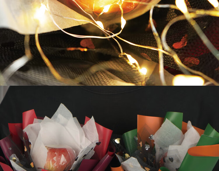 新年红包花束创意diy手工包装礼品包装纸圣诞包装材料 公仔雪人手提袋