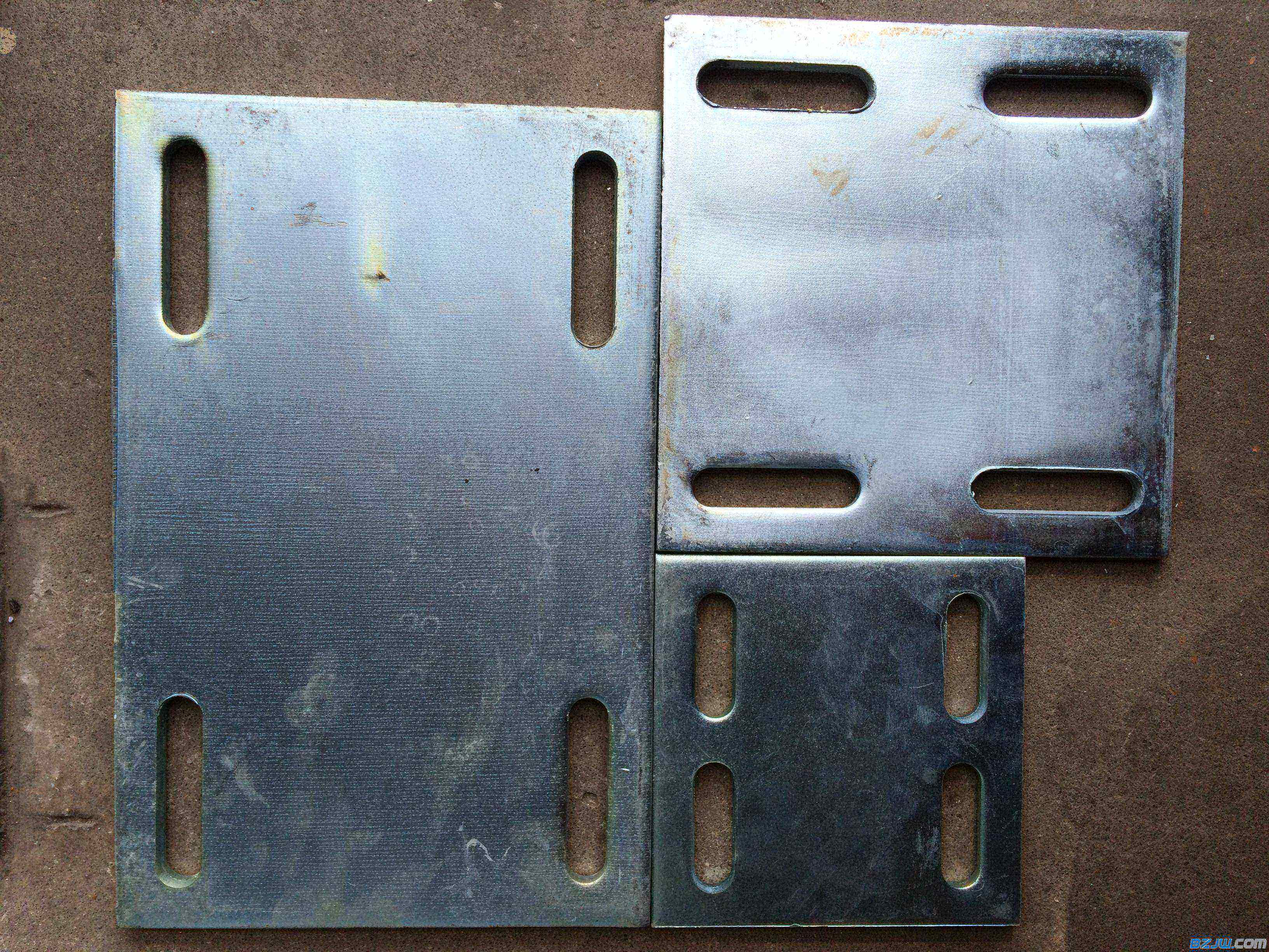 kankeirr 镀锌预埋件 预埋铁幕墙配件带孔铁板预埋钢板4mm 5mm 8mm