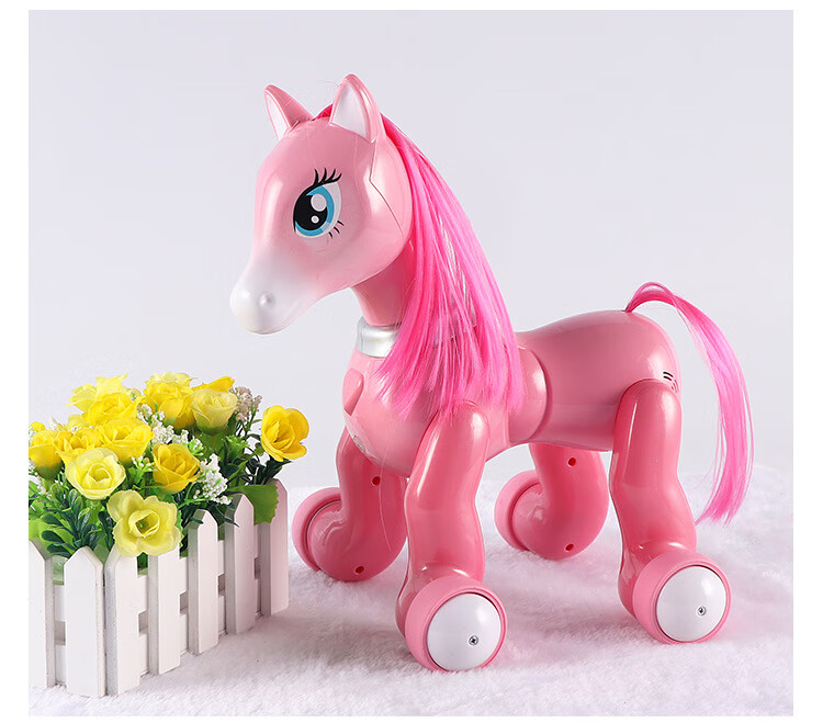 电动智能马电子宠物 遥控独角兽 儿童新款机器人触摸感应益智玩具