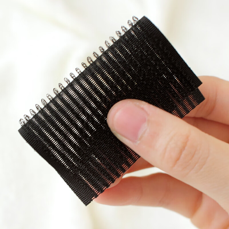 加长款粘头发发帖刘海贴碎发贴魔术贴魔法贴前发帖彩色混色发大尺寸